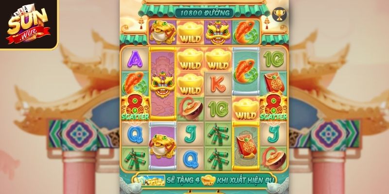 Chiến Thắng Caishen SUNWIN - Game Nổ Hũ Đáng Trải Nghiệm 3 Theo dõi chu kỳ có Wild